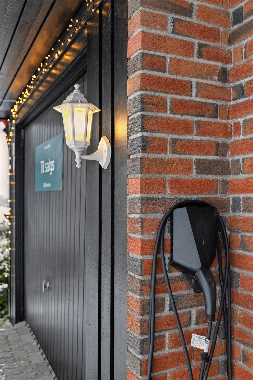 Ferdig installert el bil lader Galleribilde