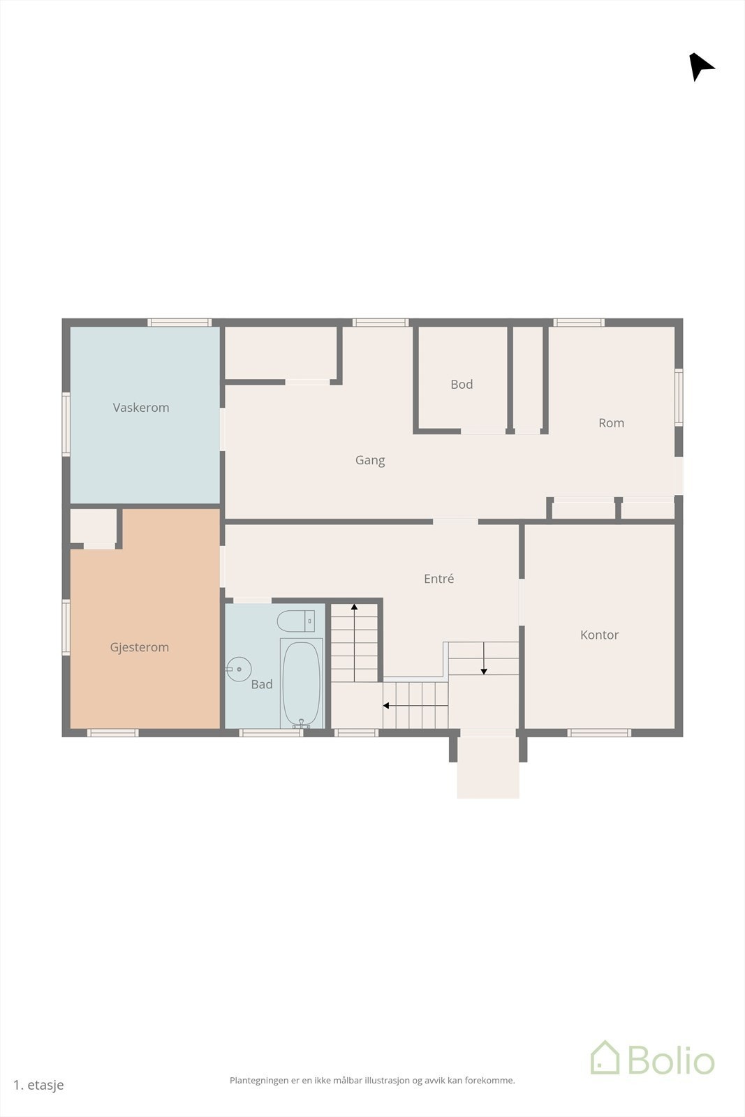 Plantegning Galleribilde