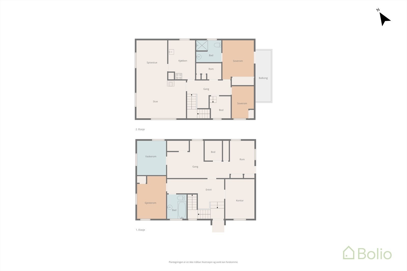 Plantegning Galleribilde