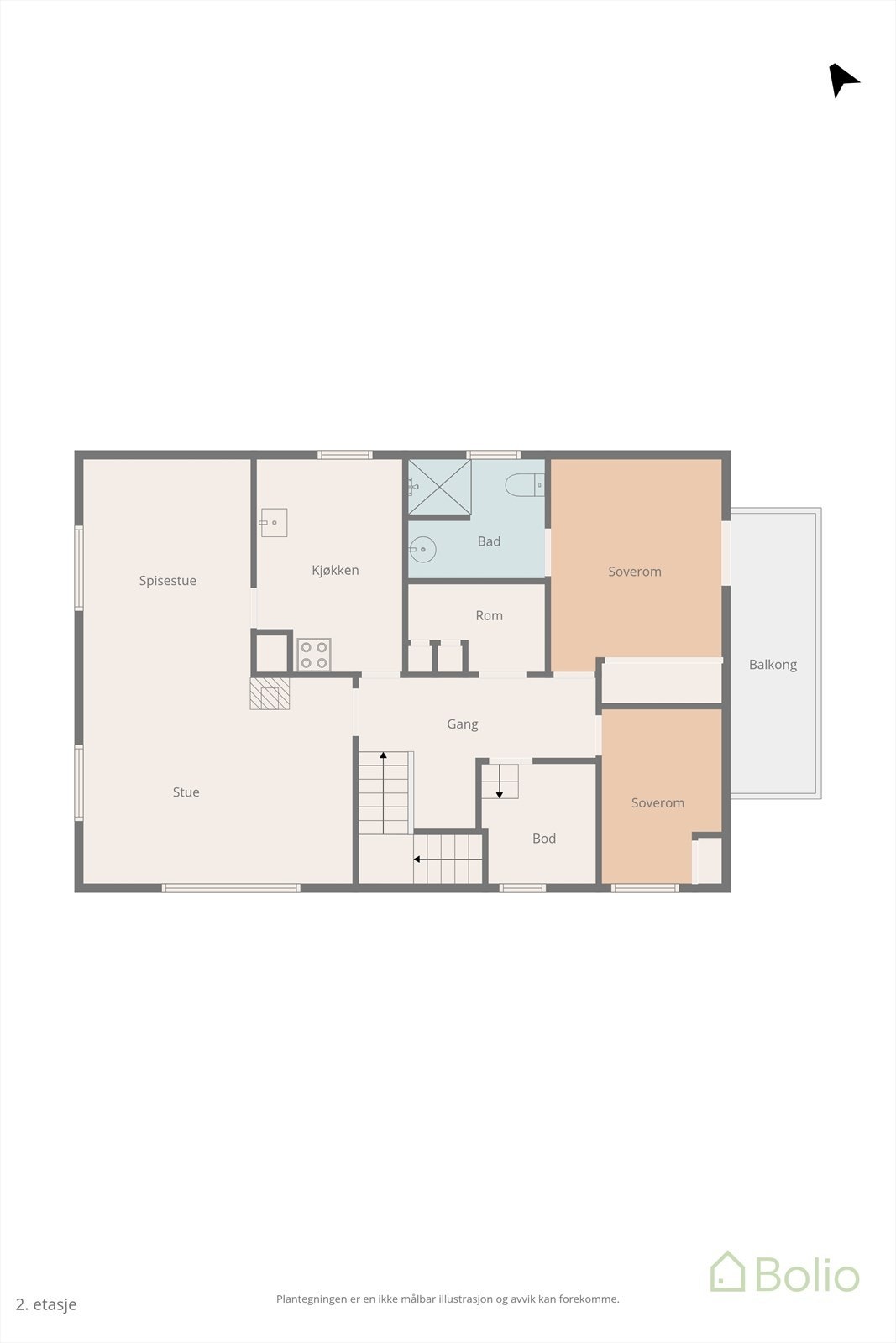 Plantegning Galleribilde