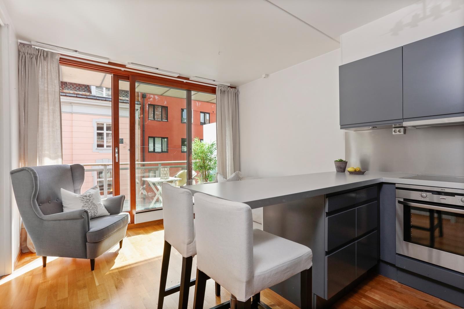 Åpen stue/kjøkken løsning Galleribilde