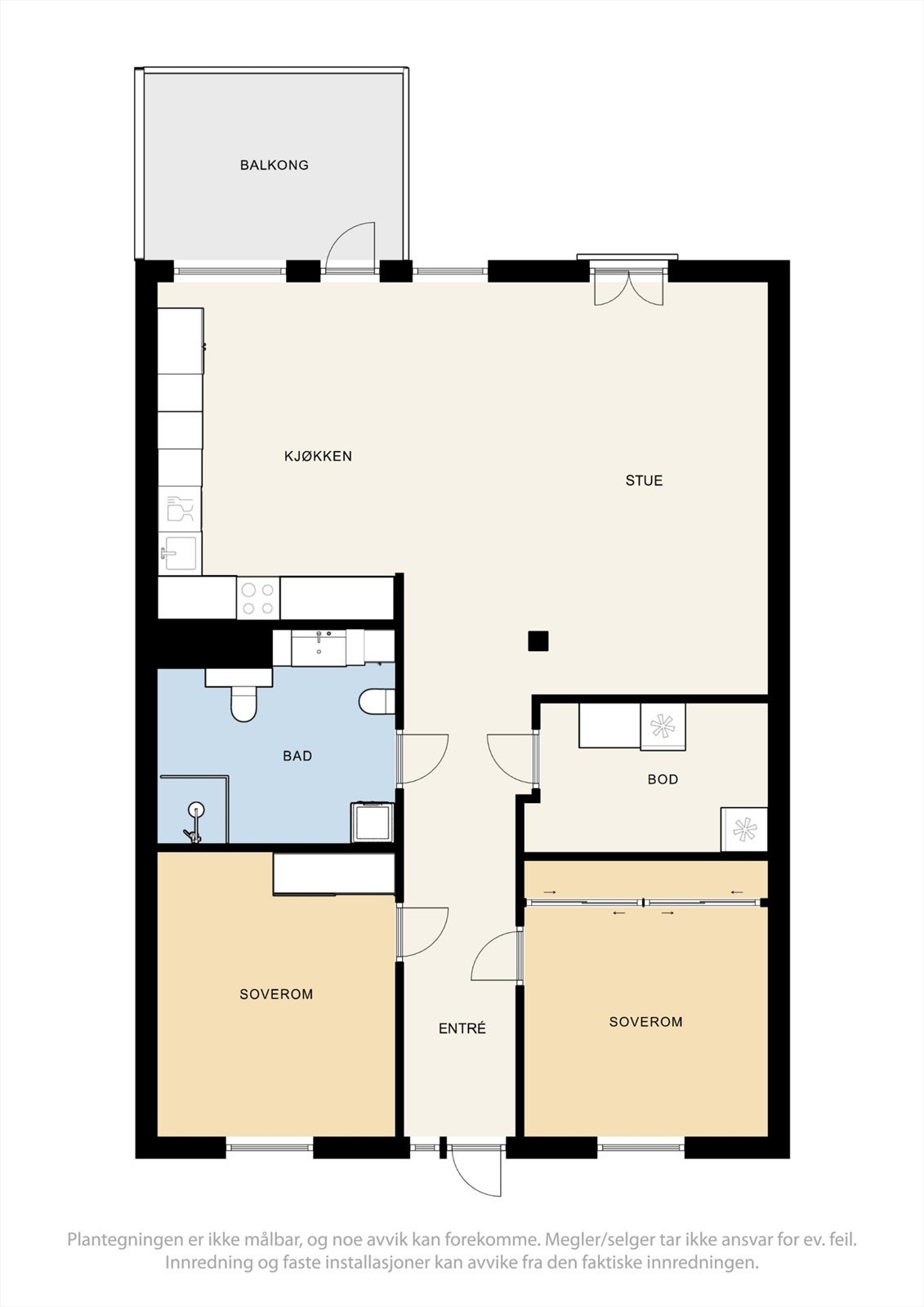 Plantegning Galleribilde