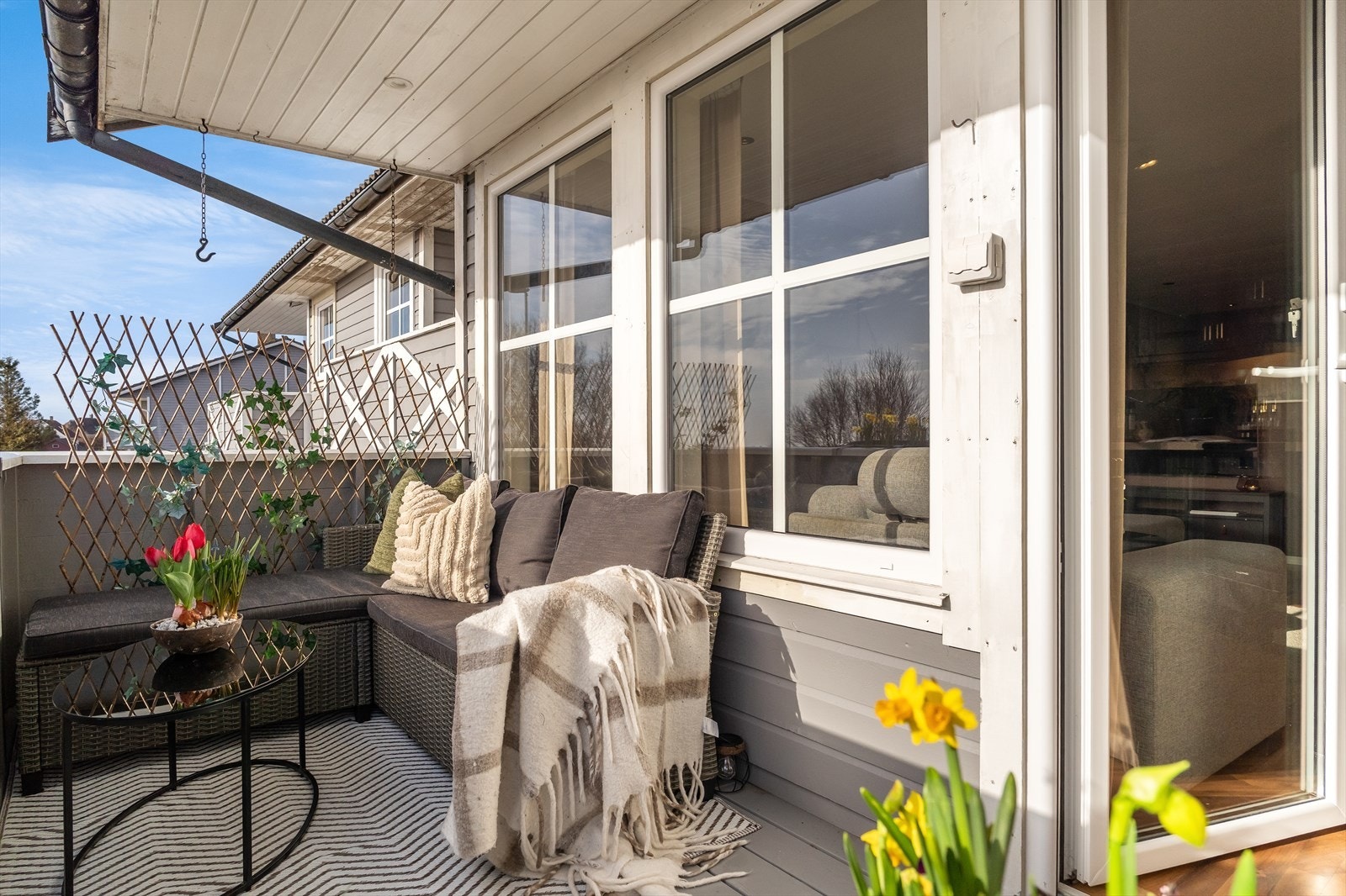 Lunt og innbydende uteområde - perfekt for avslapning og sosiale stunder. Galleribilde