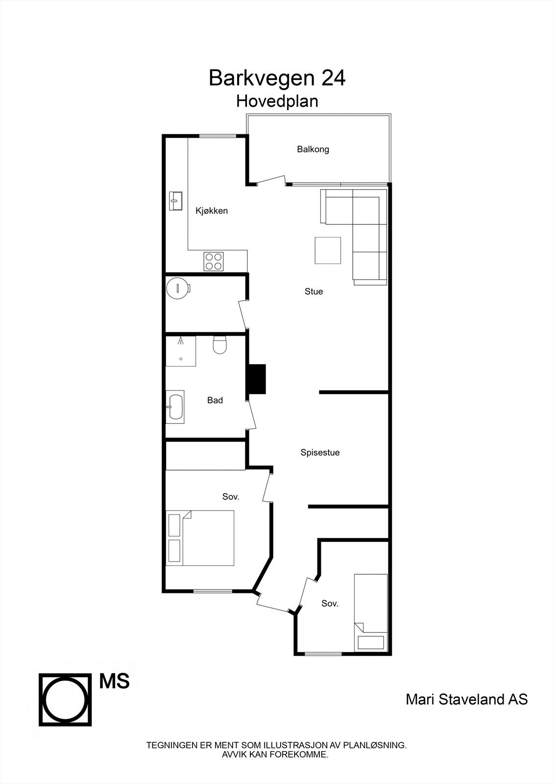 | Plantegning. Galleribilde