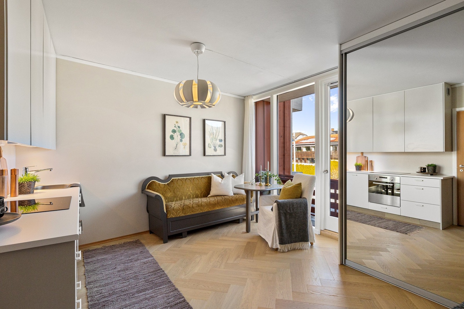 Hybeldelen kan benyttes som ekstra soverom eller alternativt leies ut Galleribilde