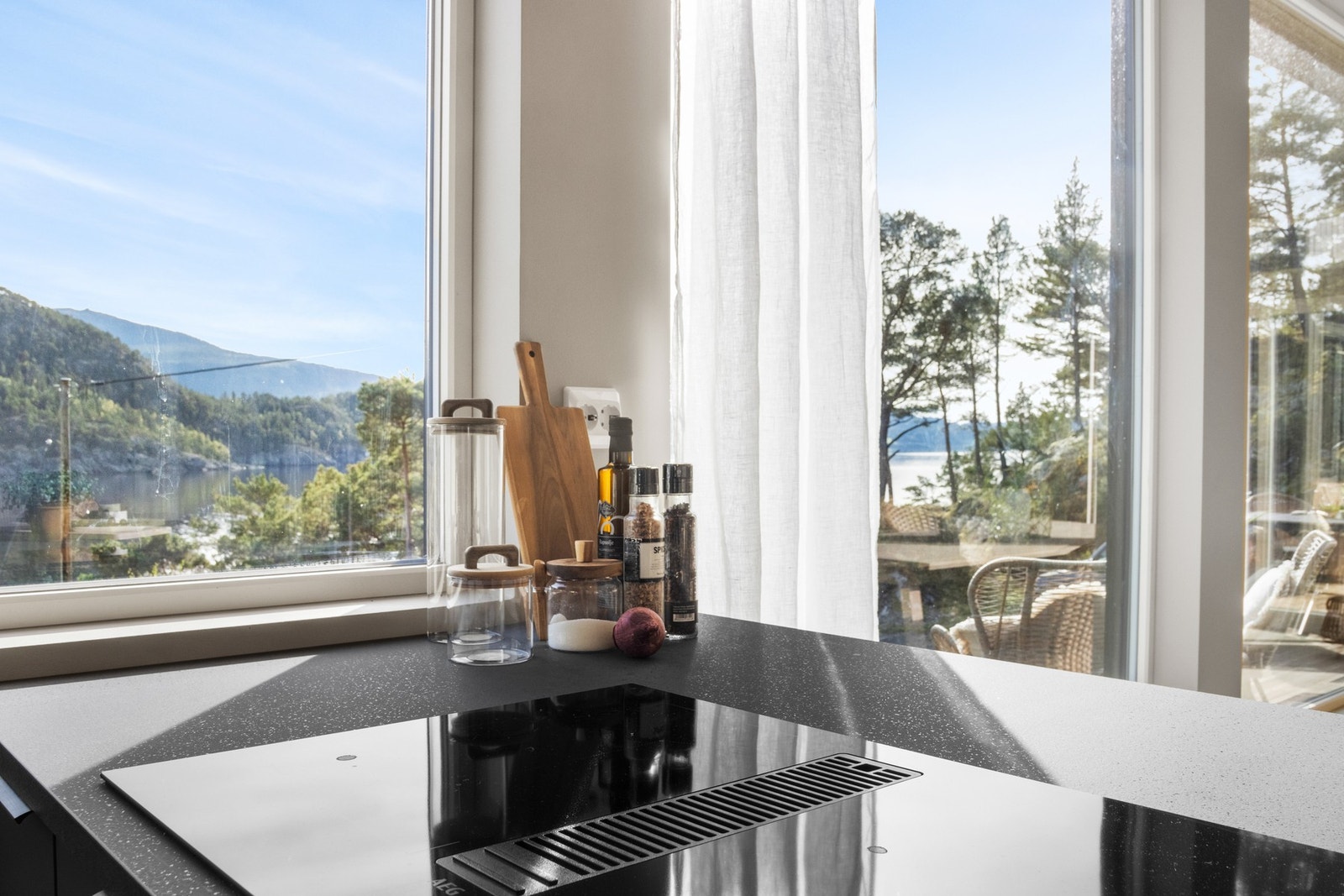 Detaljebilde fra kjøkken. Galleribilde