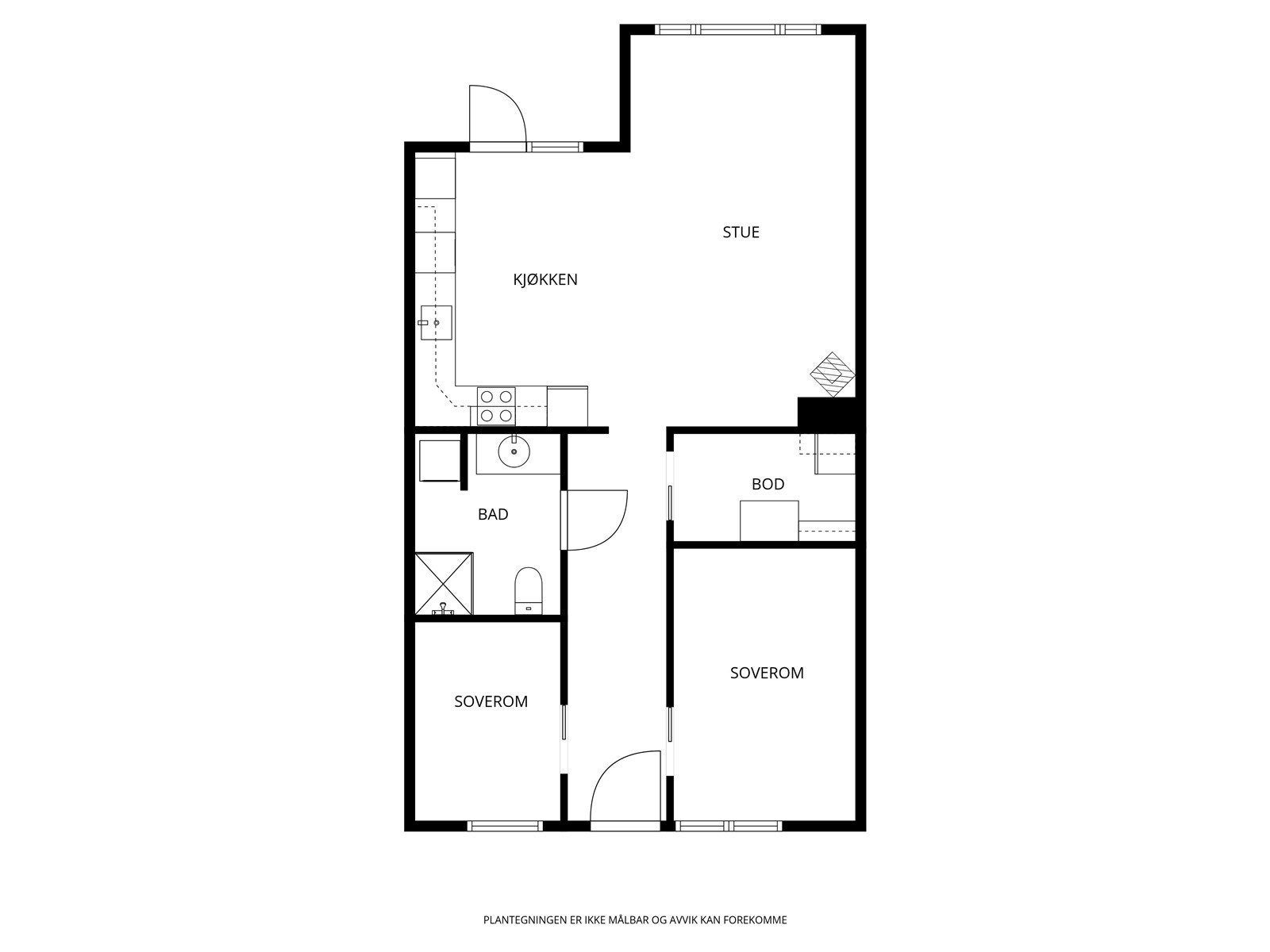 Planskisse. Galleribilde