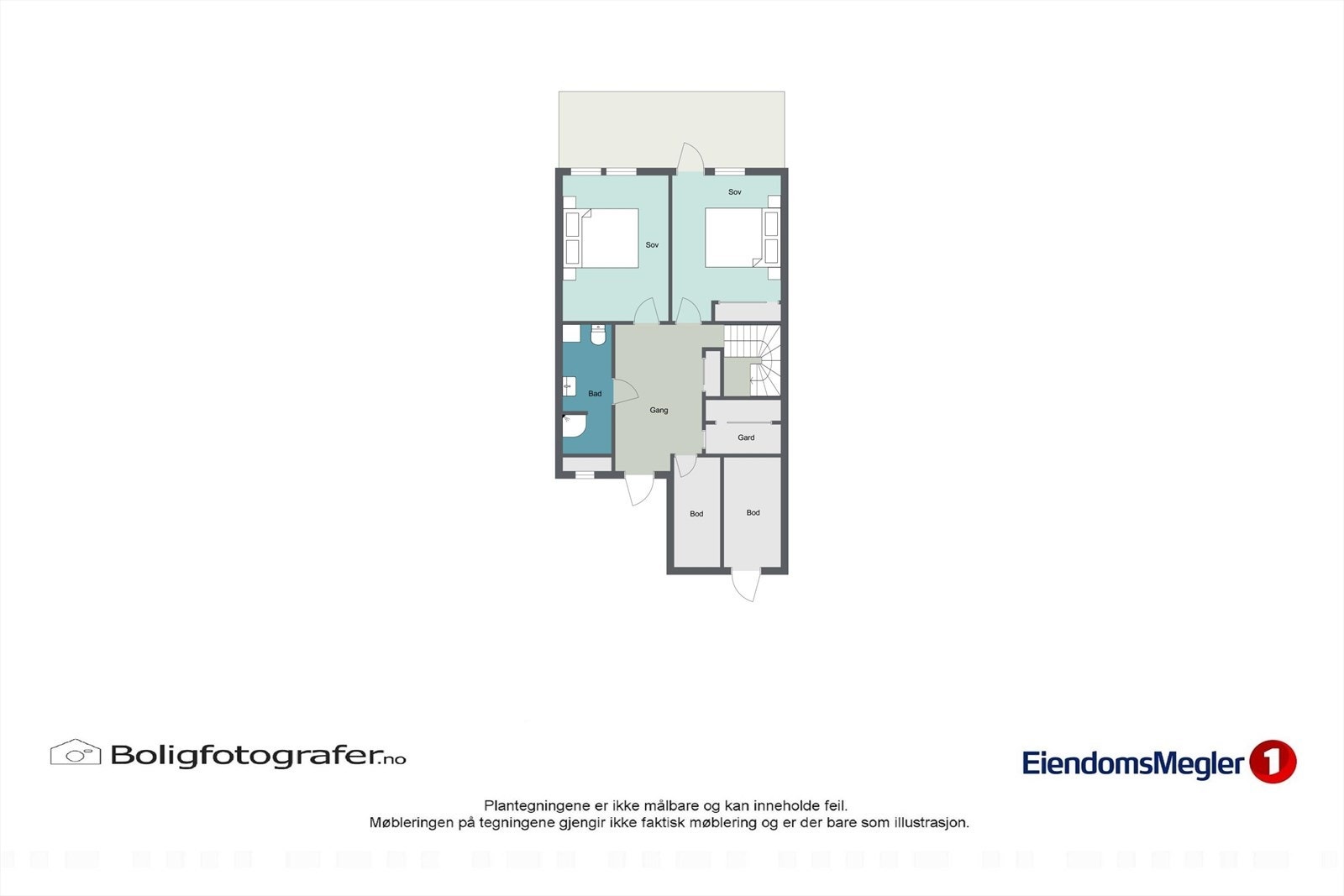 Plantegning 1. etg. Galleribilde