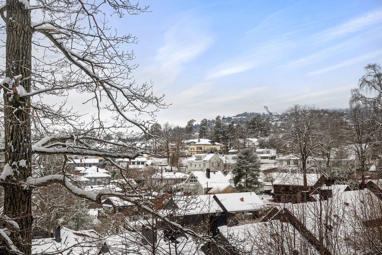 Nydelig utsikt mot Holmenkollen. Galleribilde