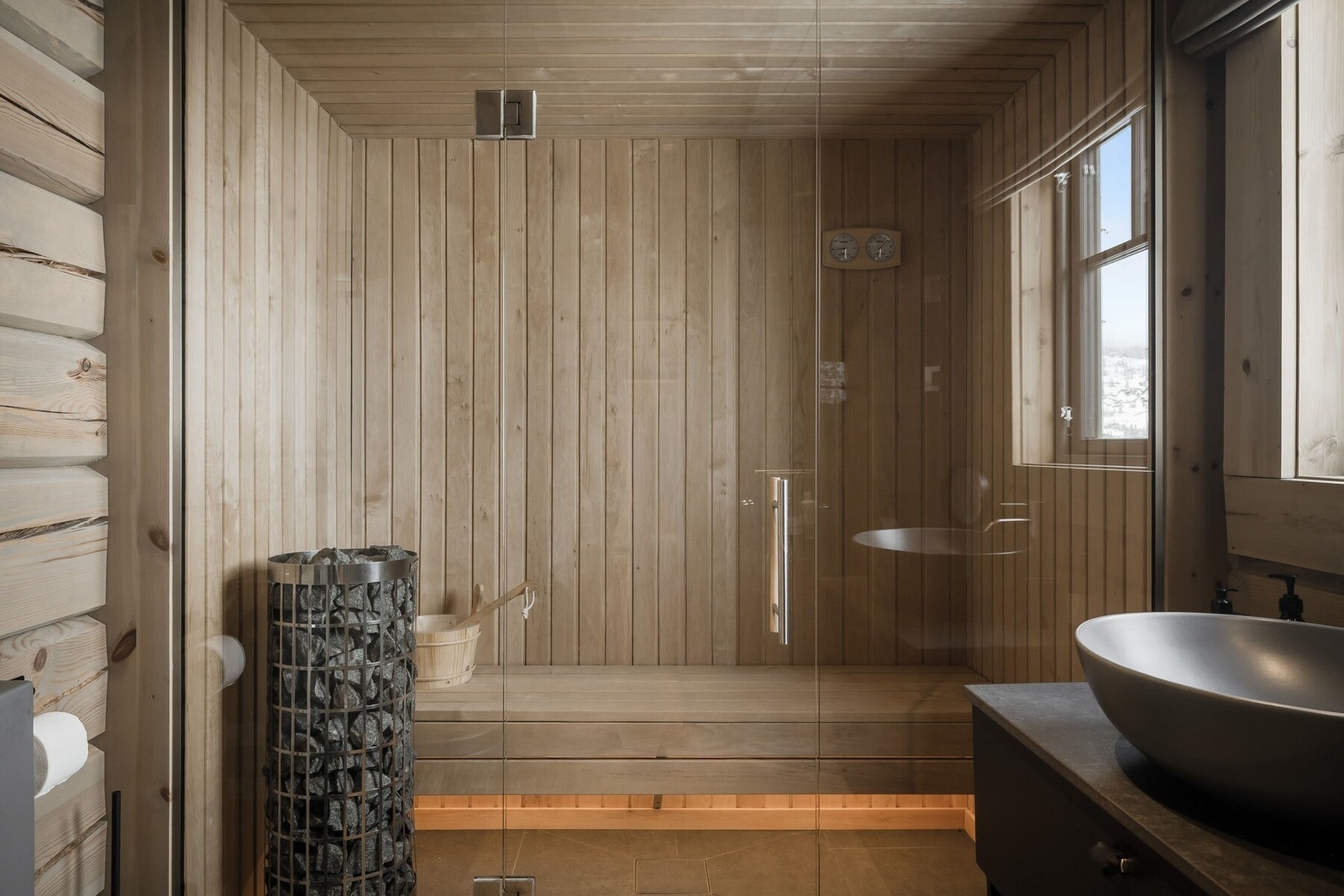 Badstuen er perfekt etter en lang dag i bakken! Galleribilde