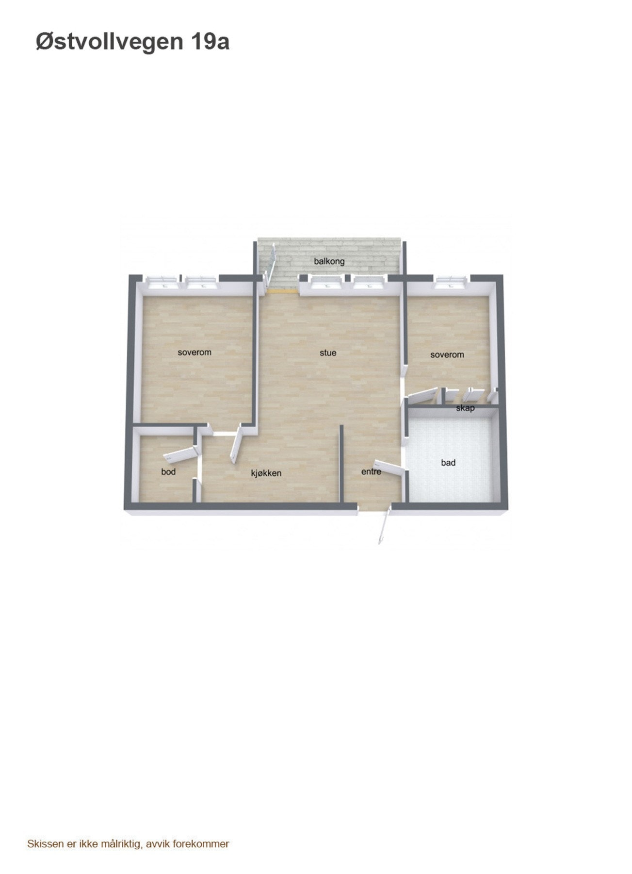 Plantegning Galleribilde