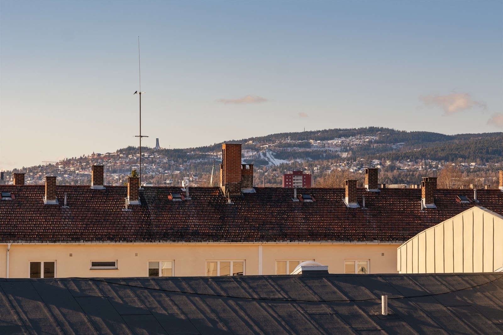 Her får du utsikt helt mot Holmenkollen. Galleribilde