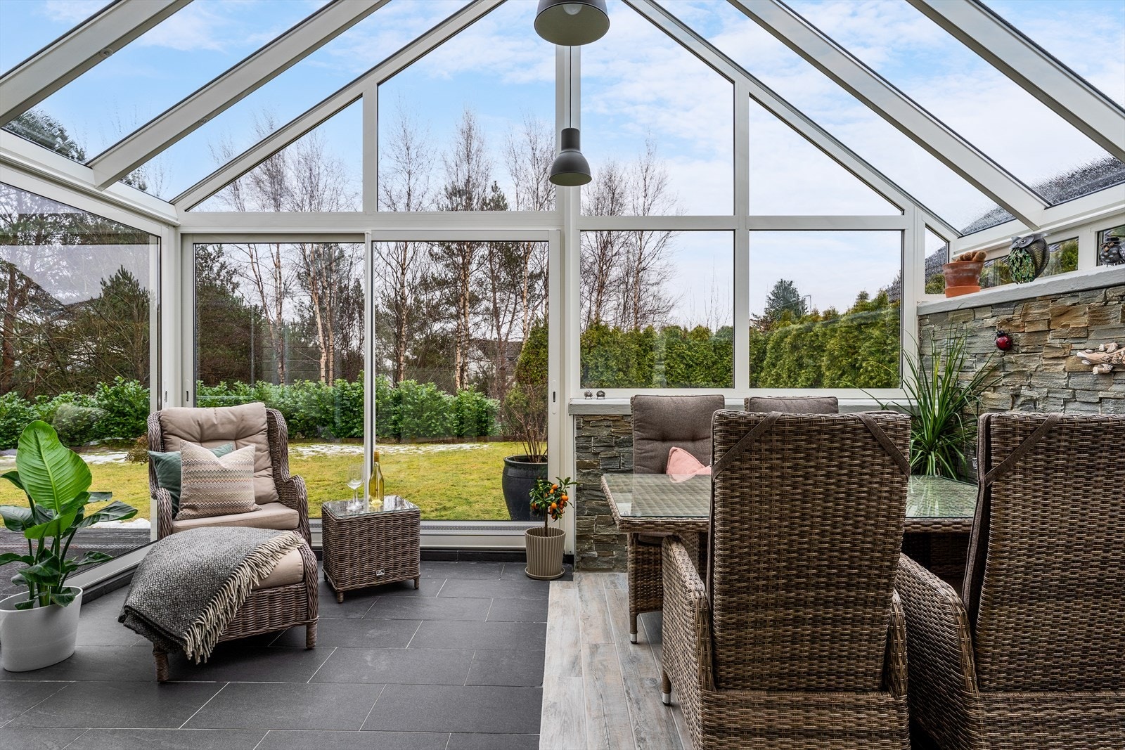 Flott vinterhage Galleribilde