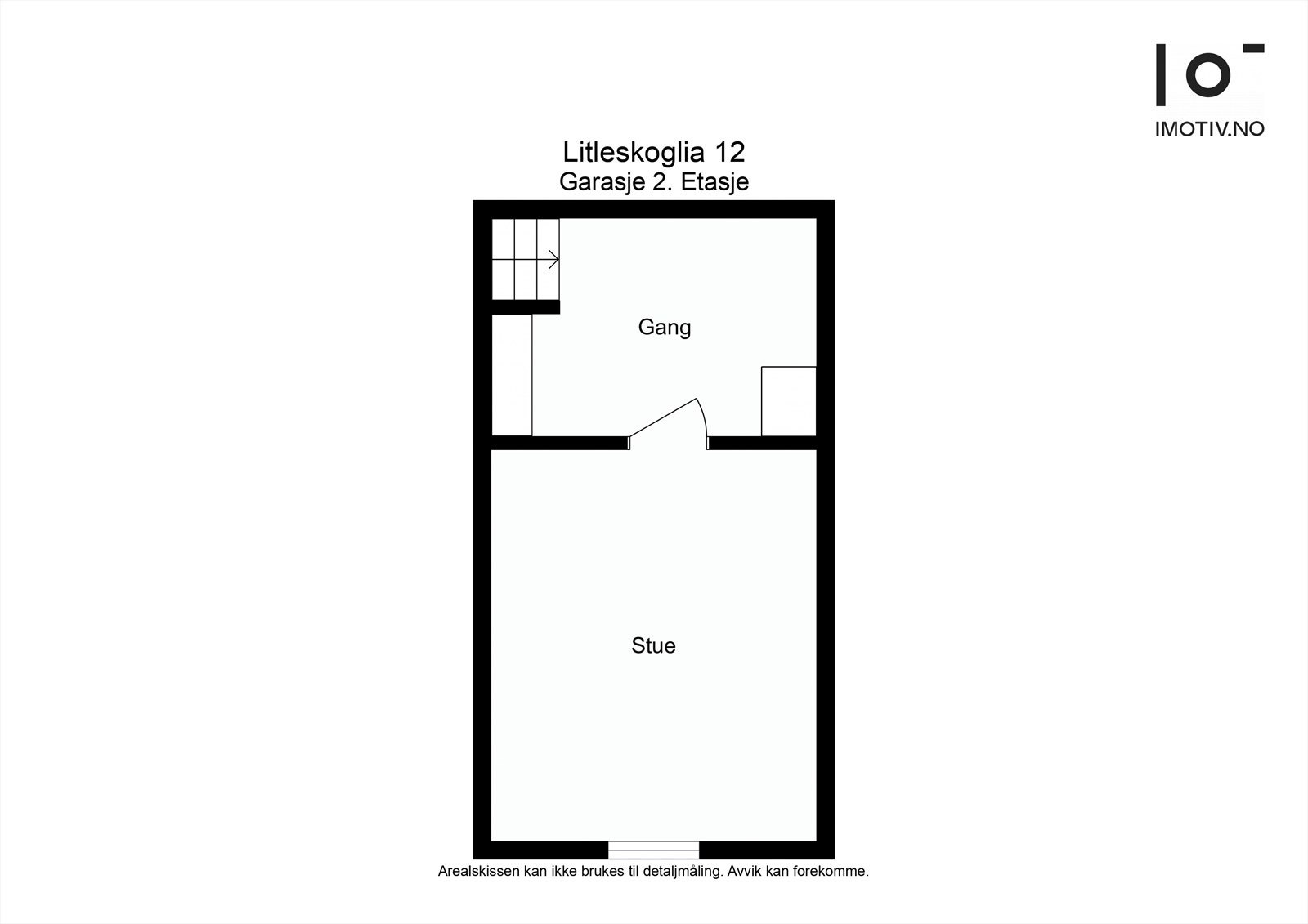 Plantegning garasje 2. etasje Galleribilde