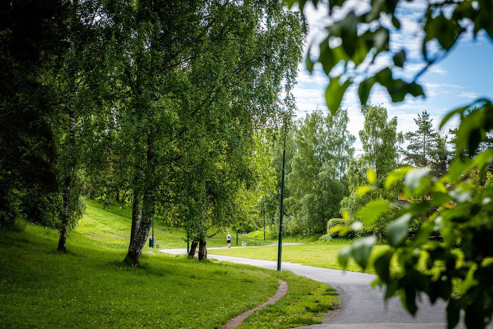 Perfekt for gå, jogge- og trilleturer Galleribilde