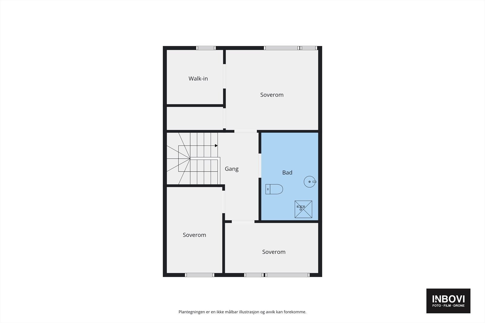Plantegning 2. etg Galleribilde