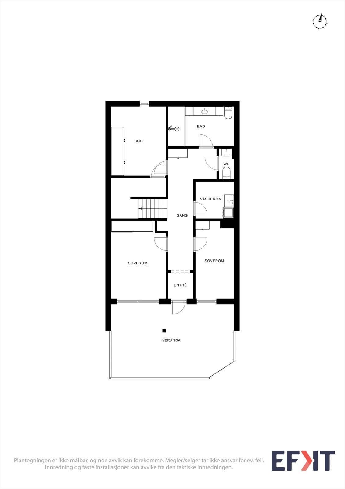 Plantegning 1.etasje Galleribilde