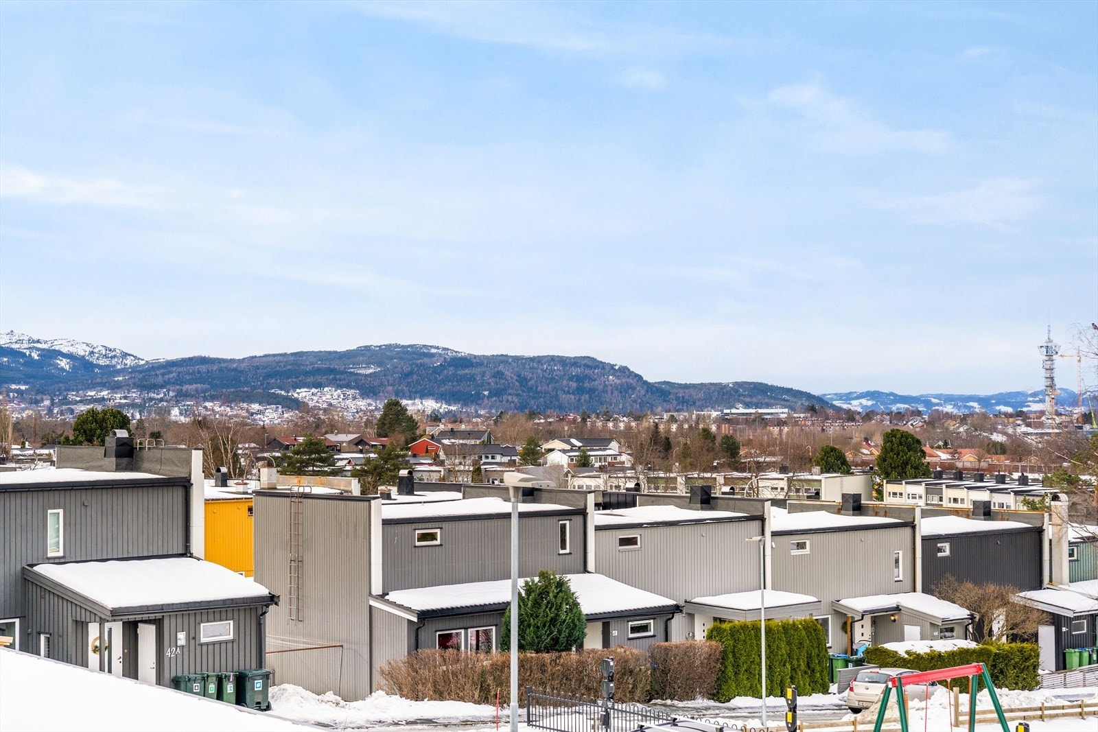 Flott utsikt fra soverom. Galleribilde