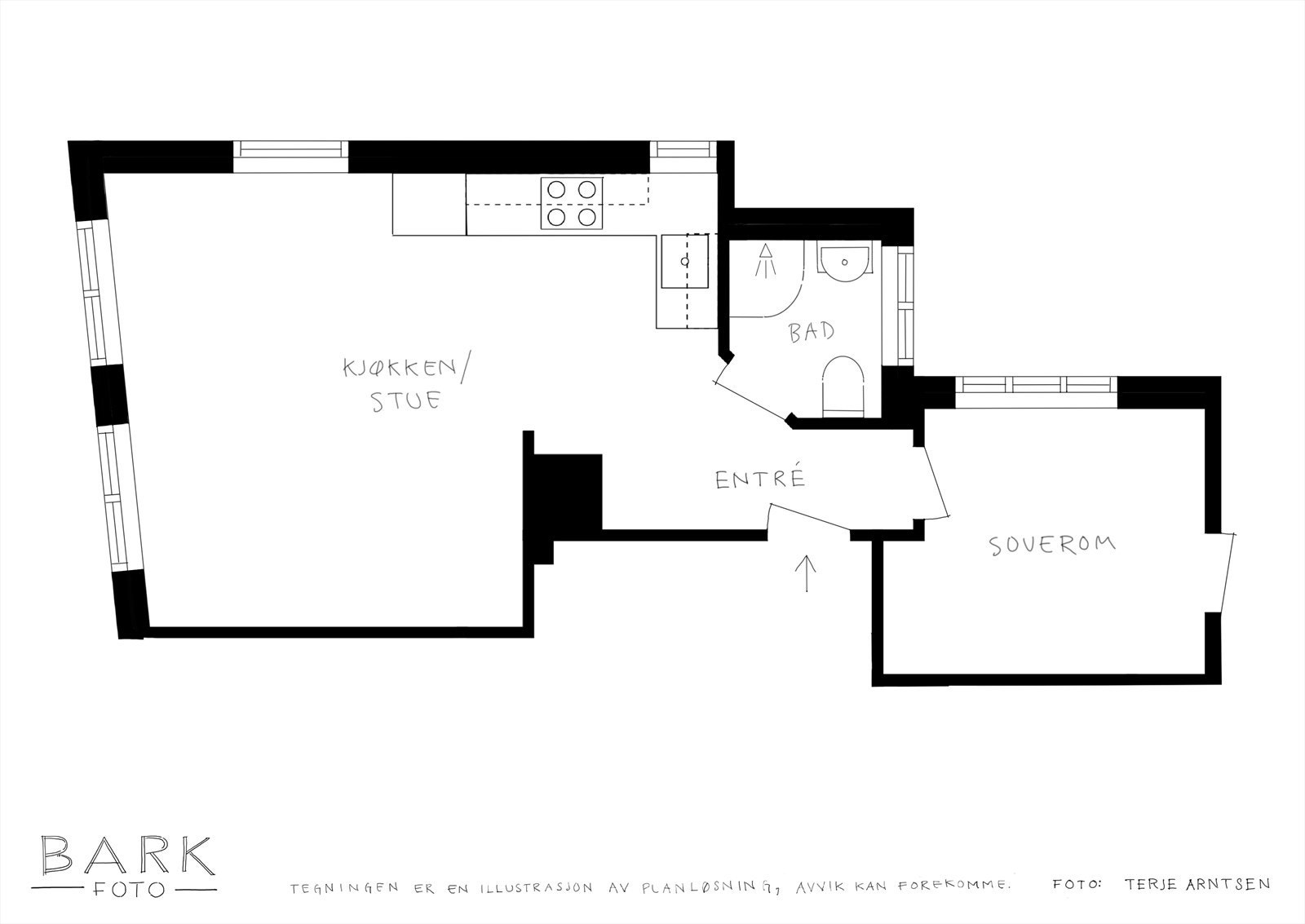 Plantegning Galleribilde