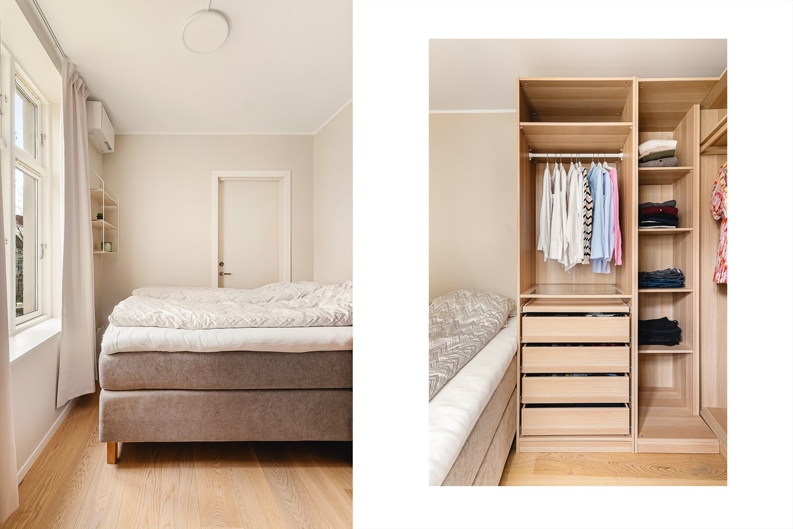 Rommets store vinduer er med på å skape den perfekte stemningen. Galleribilde