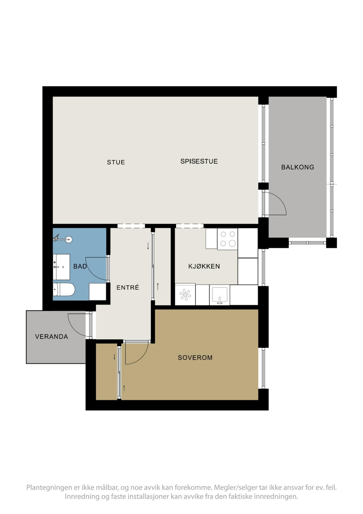 Plantegning. Galleribilde