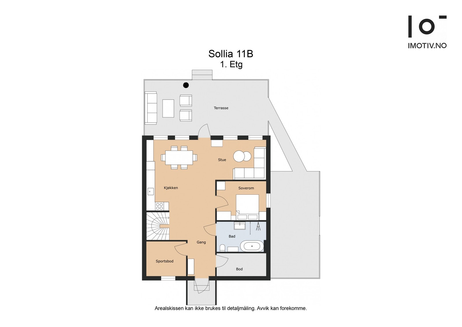 - Plantegning 1. etasje - Galleribilde