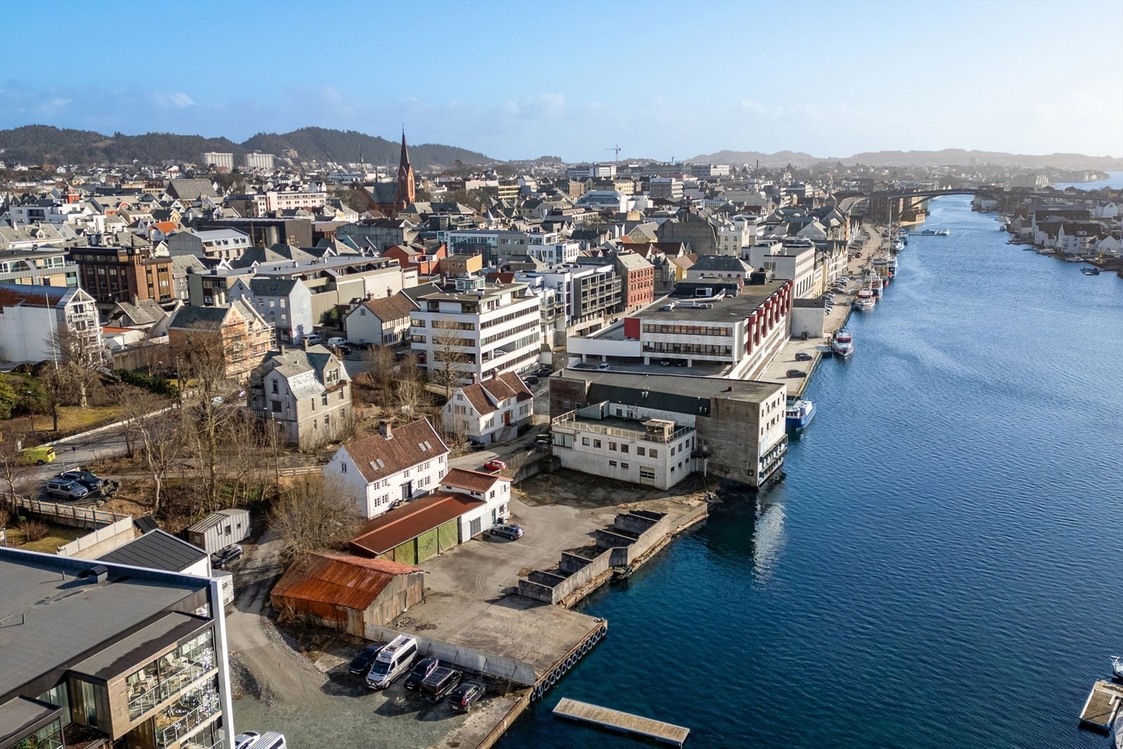 Herfra er det gangavstand til sentrum med alle servicetilbud. Galleribilde