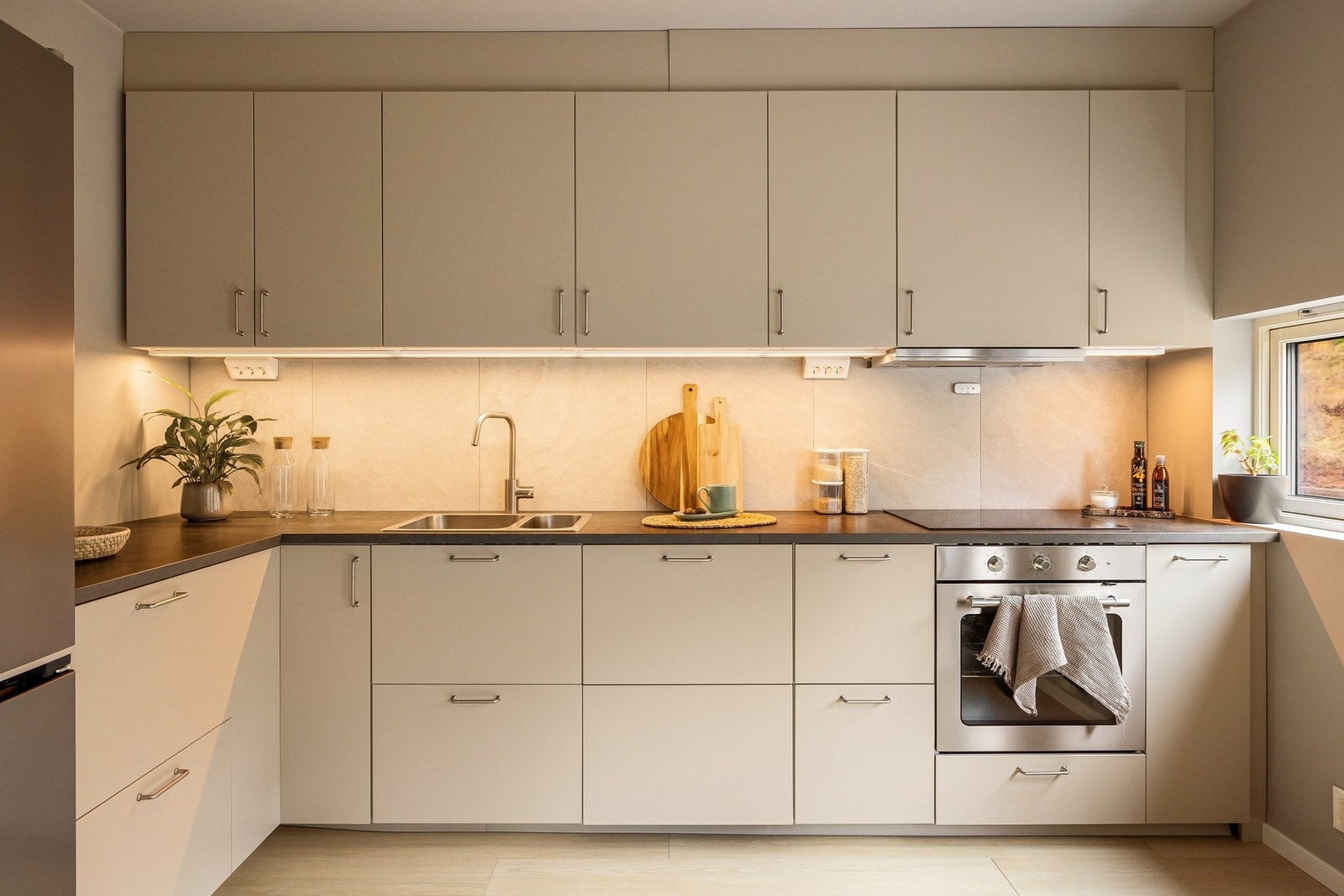 Avløpsrør er av plast, og ble byttet i 2024 ved oppgradering av kjøkken Galleribilde