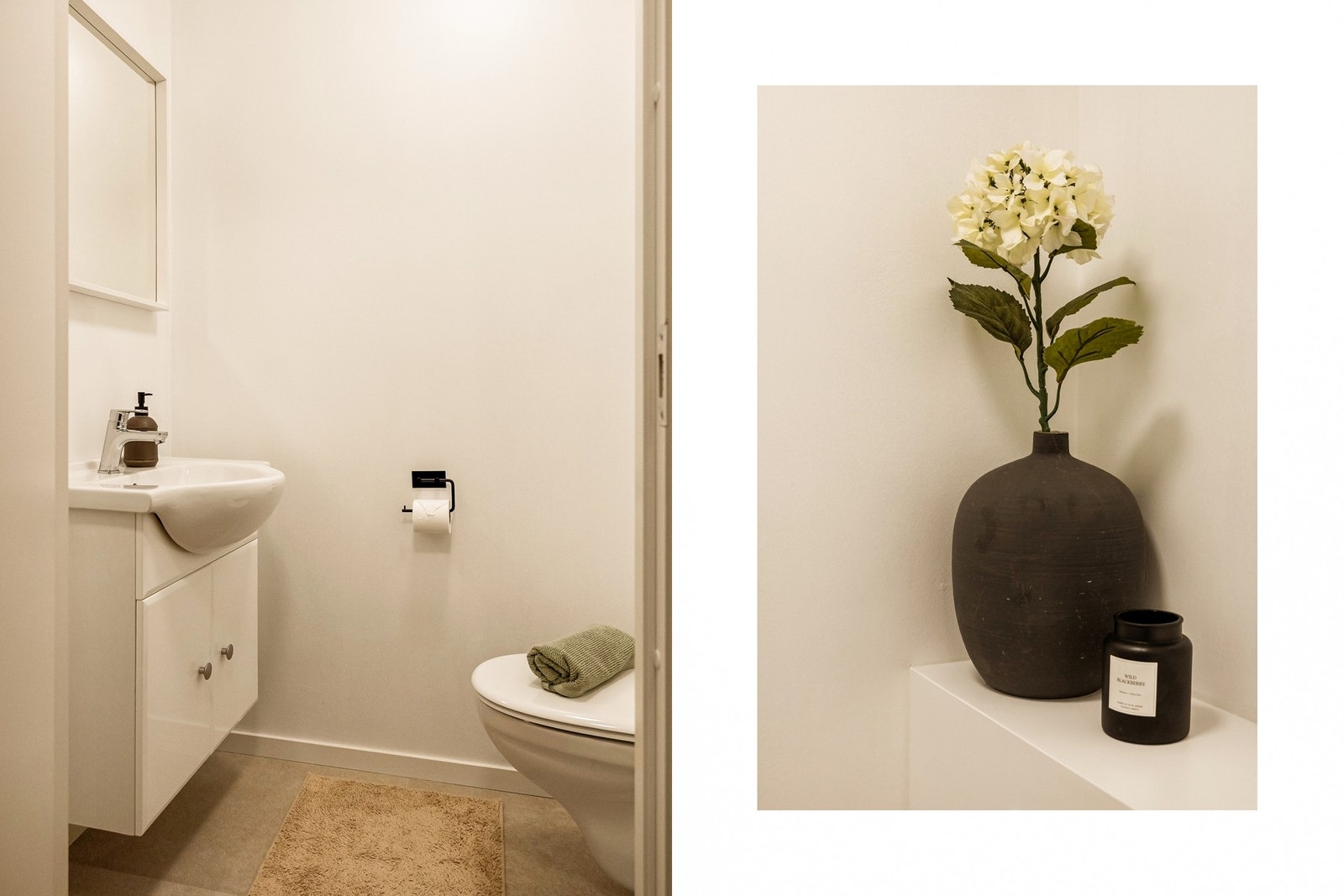 I denne etasjen er det også et gjestetoalett som er praktisk for de minste som leker i gaten, eller om man har gjester på beøsk Galleribilde