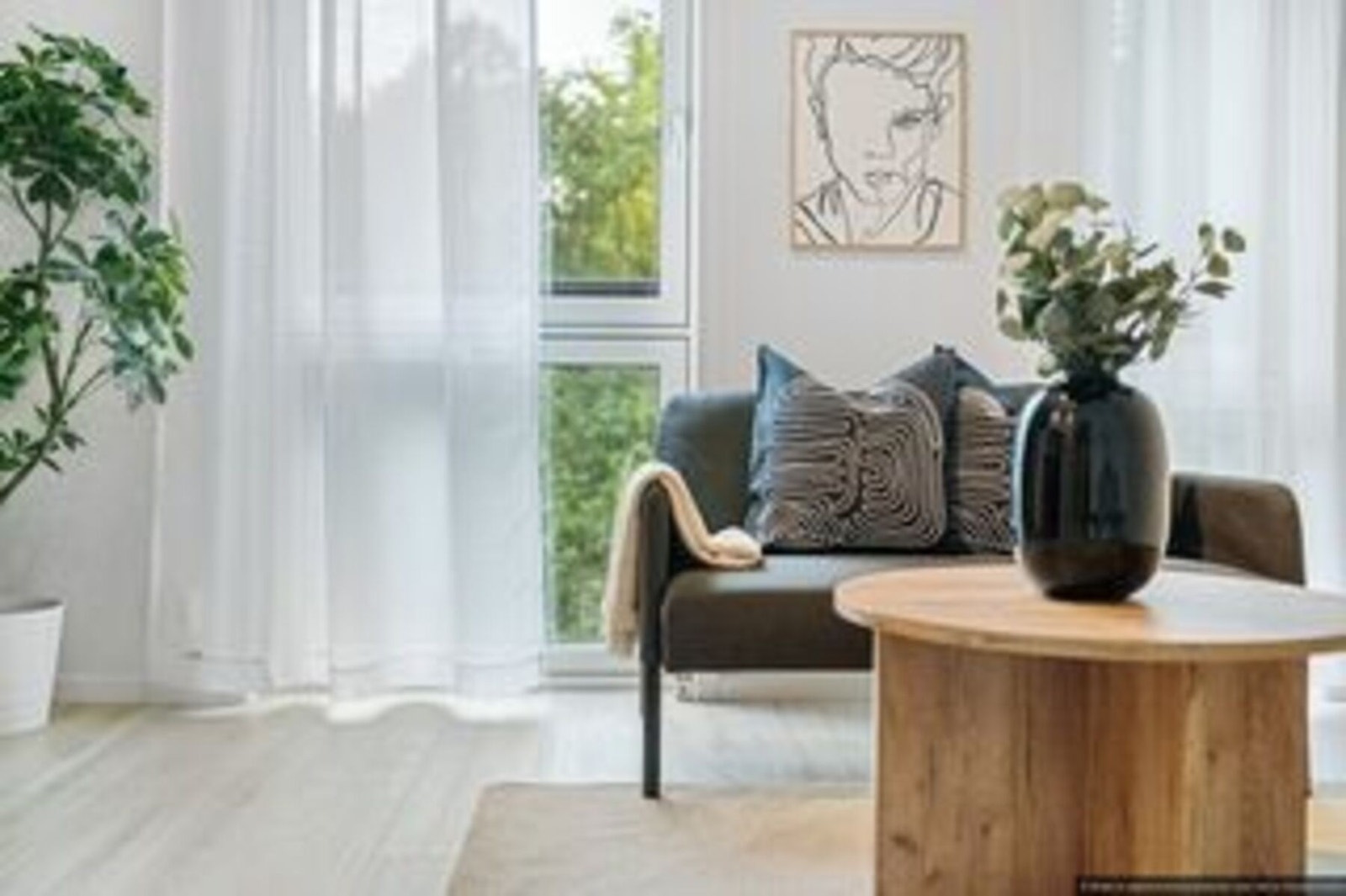 (illustrasjonsbilde hentet fra tilsvarende leilighet med hybeldel) . Galleribilde