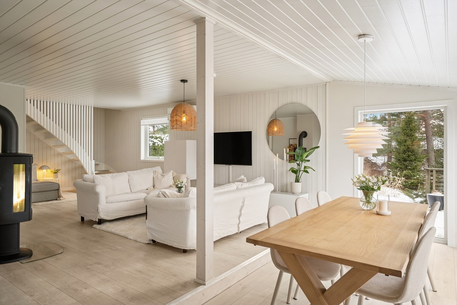 Allrommet er åpent og sosialt. Galleribilde