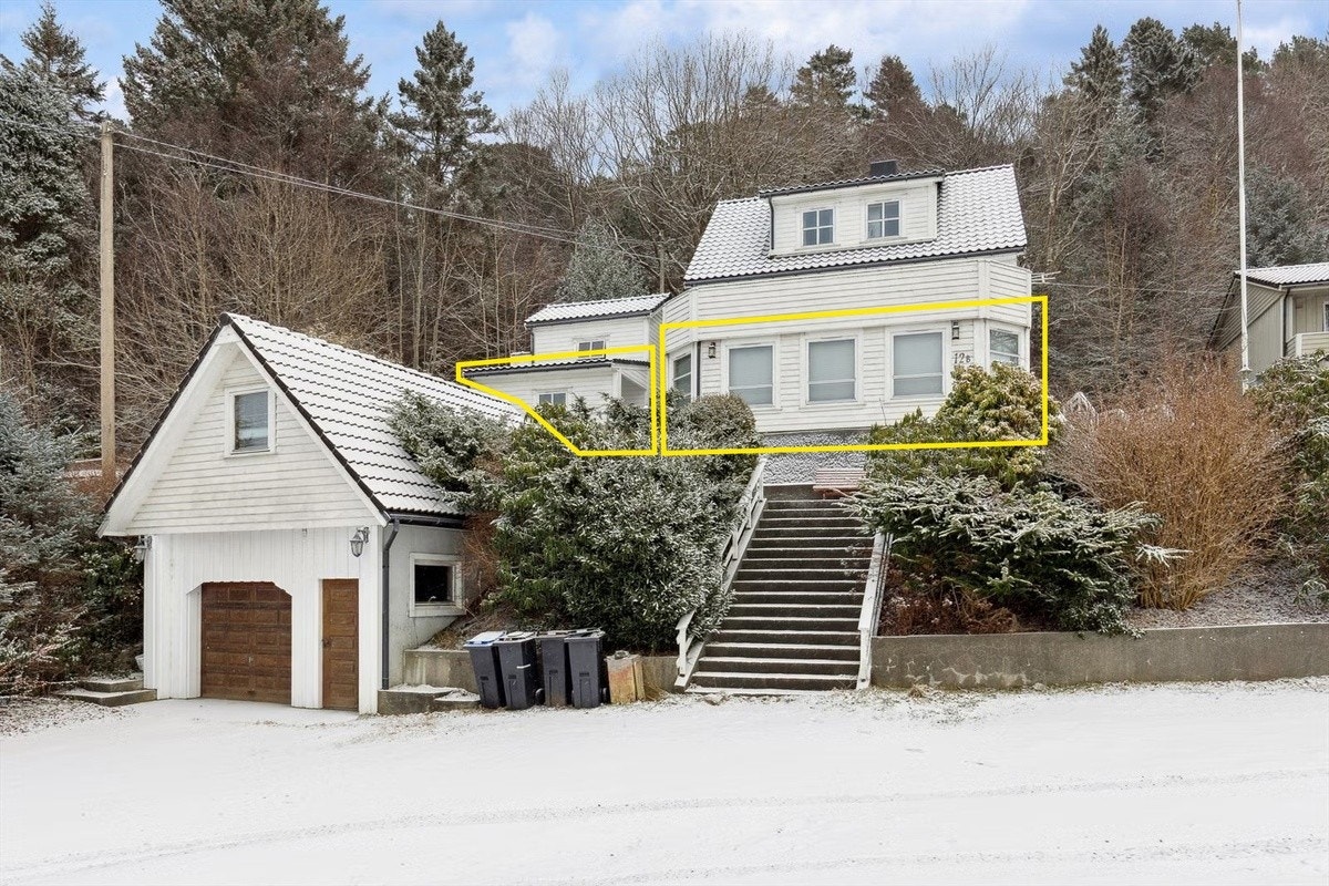 Gul markering viser hva som inngår. Galleribilde