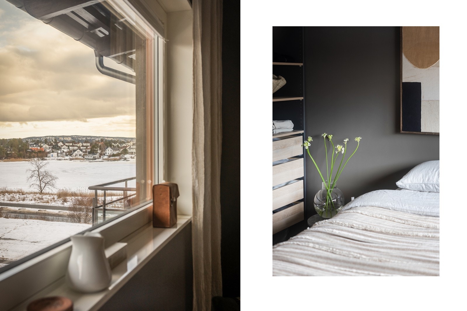 Det er også sjøutsikt fra dette hovedsoverommet. Galleribilde