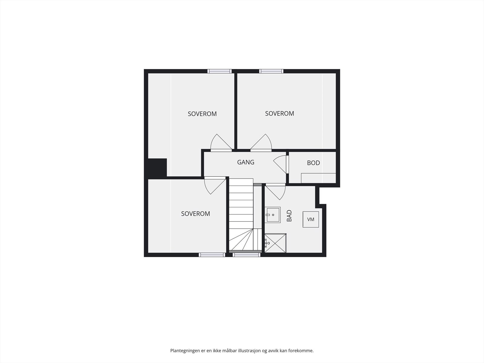 Plantegning 2.etasje. Galleribilde