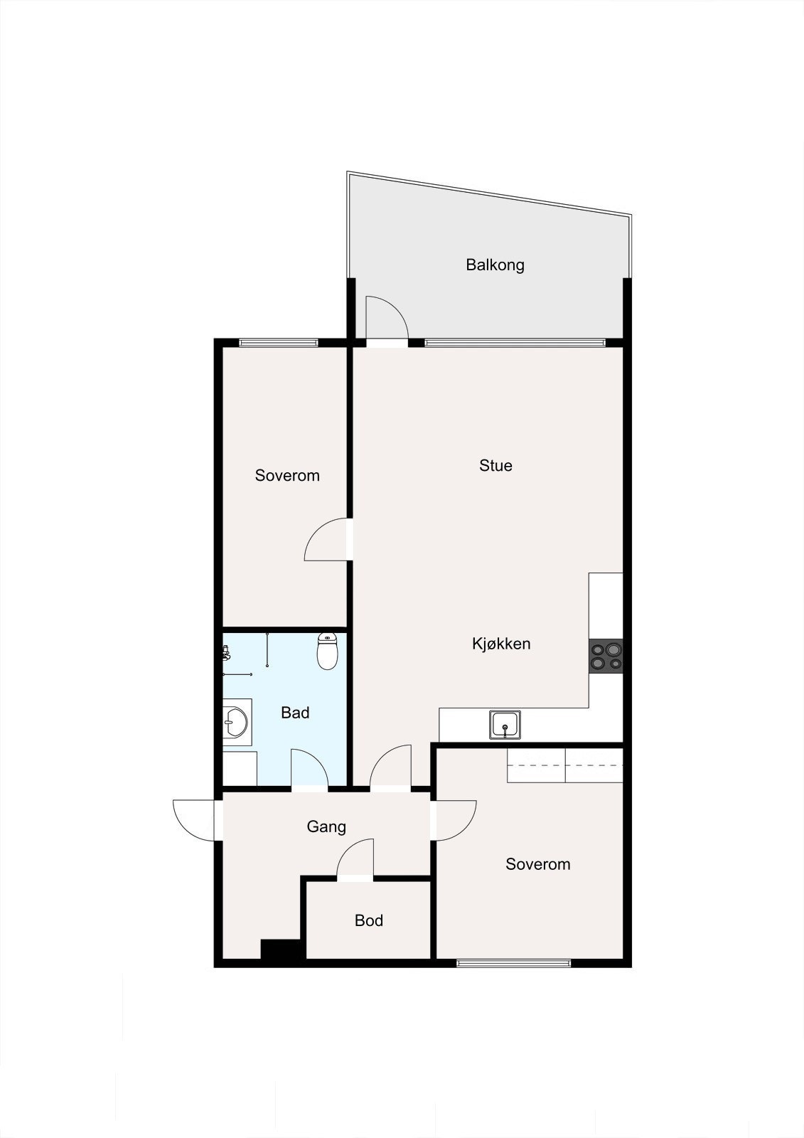 Plantegning. Galleribilde