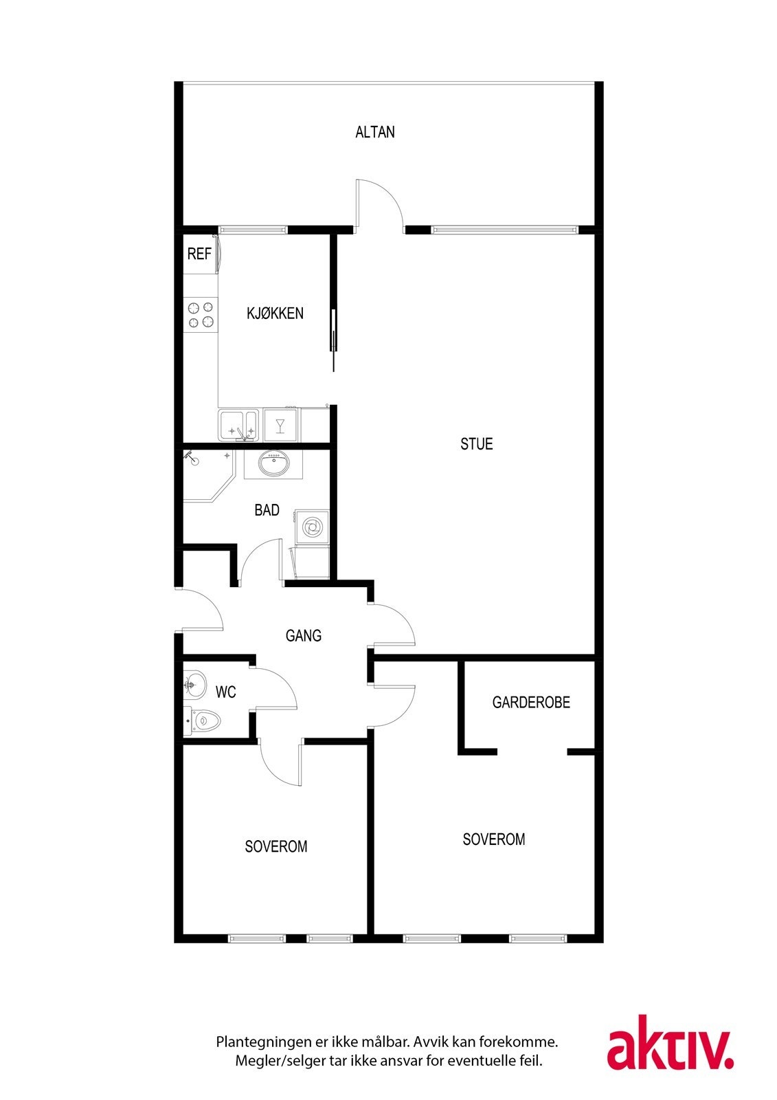 Plantegning Galleribilde