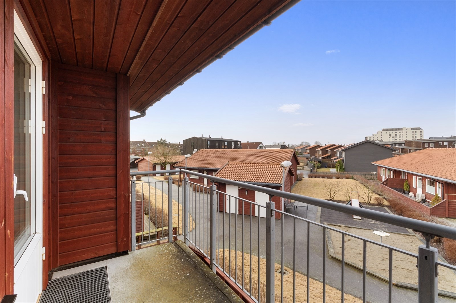 Fin utsikt fra balkong Galleribilde