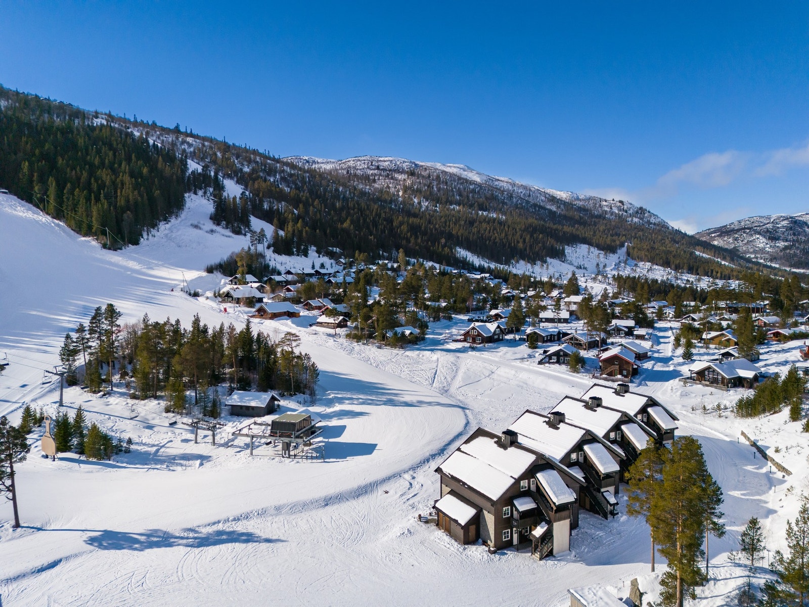 Leiligheten ligger midt i hjertet av Uvdal Skisenter Galleribilde