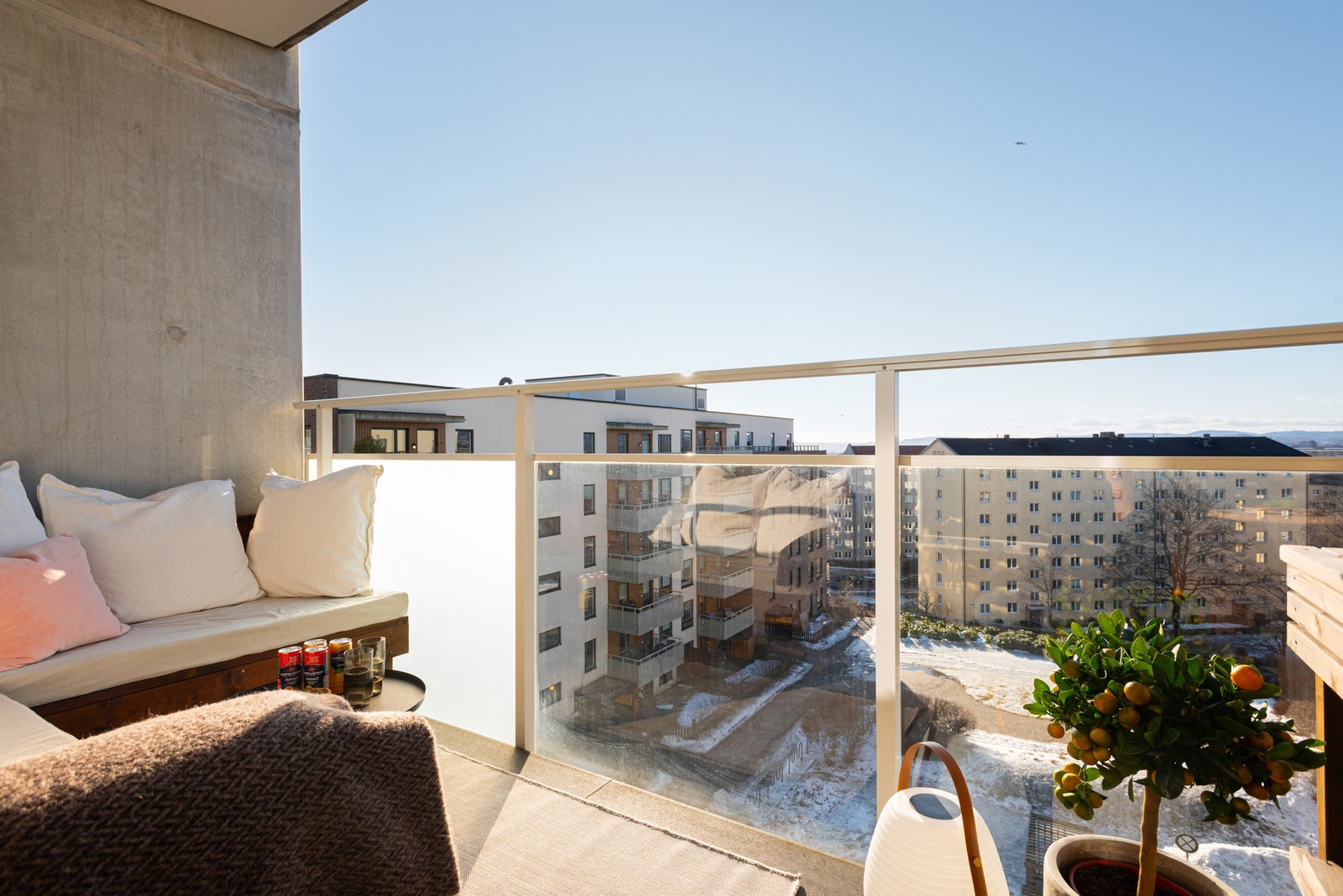 Her får du meget gode sol- og utsiktsforhold. Galleribilde