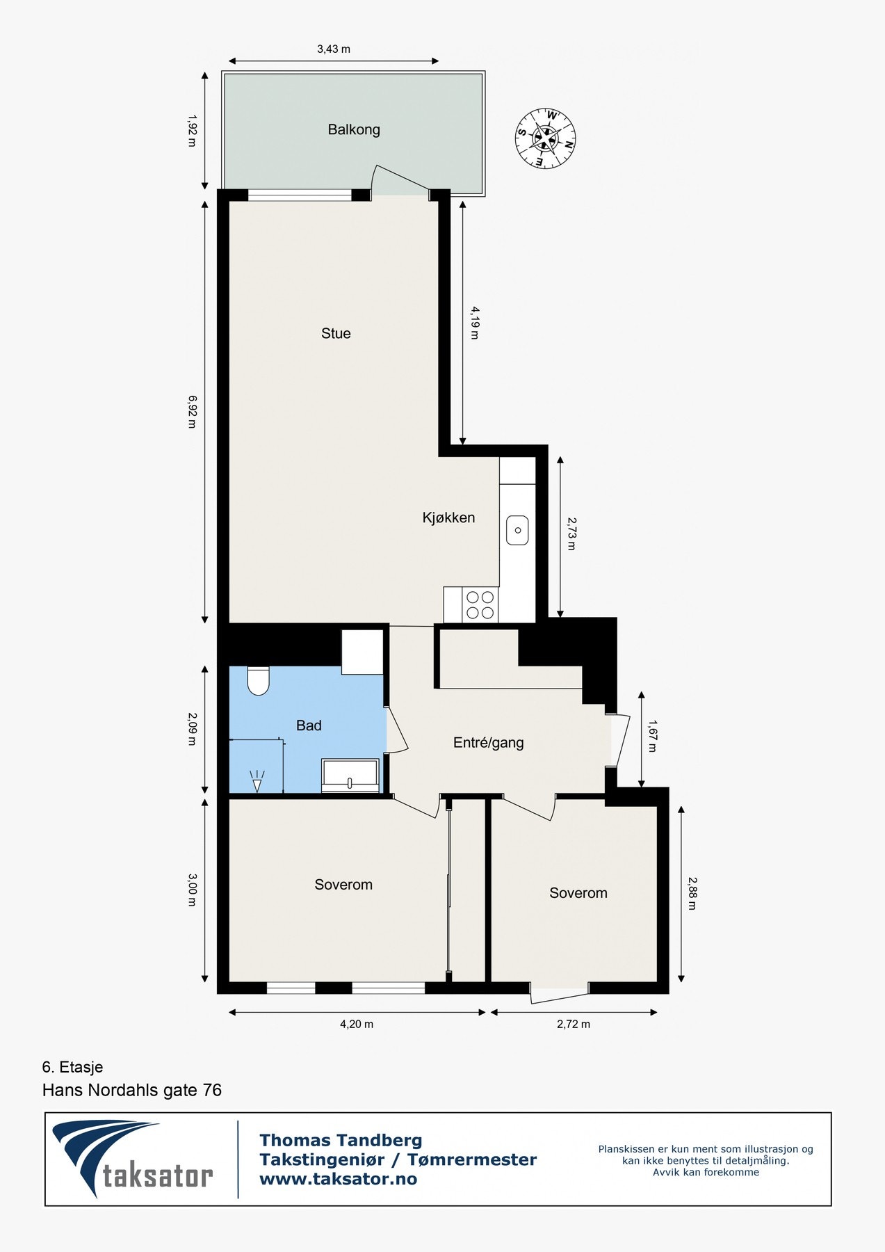 Plantegning Galleribilde