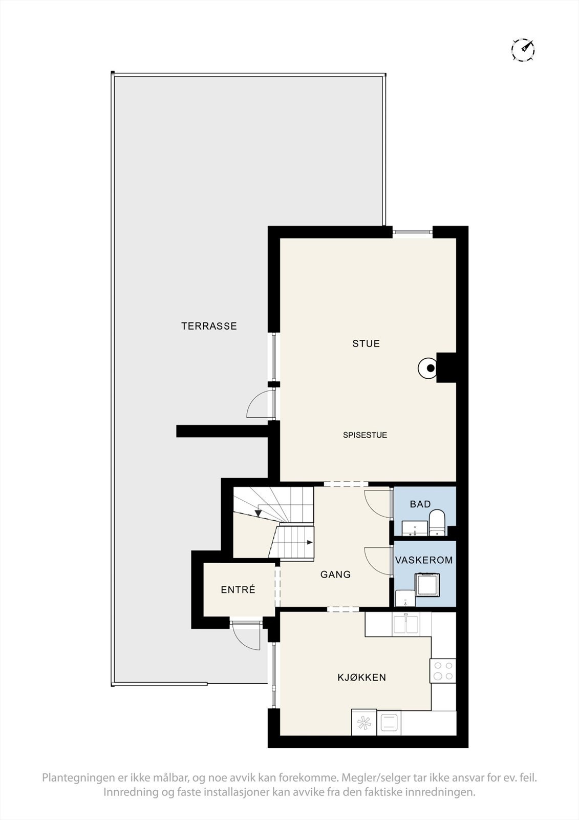 Plantegning 1.etasje. Galleribilde