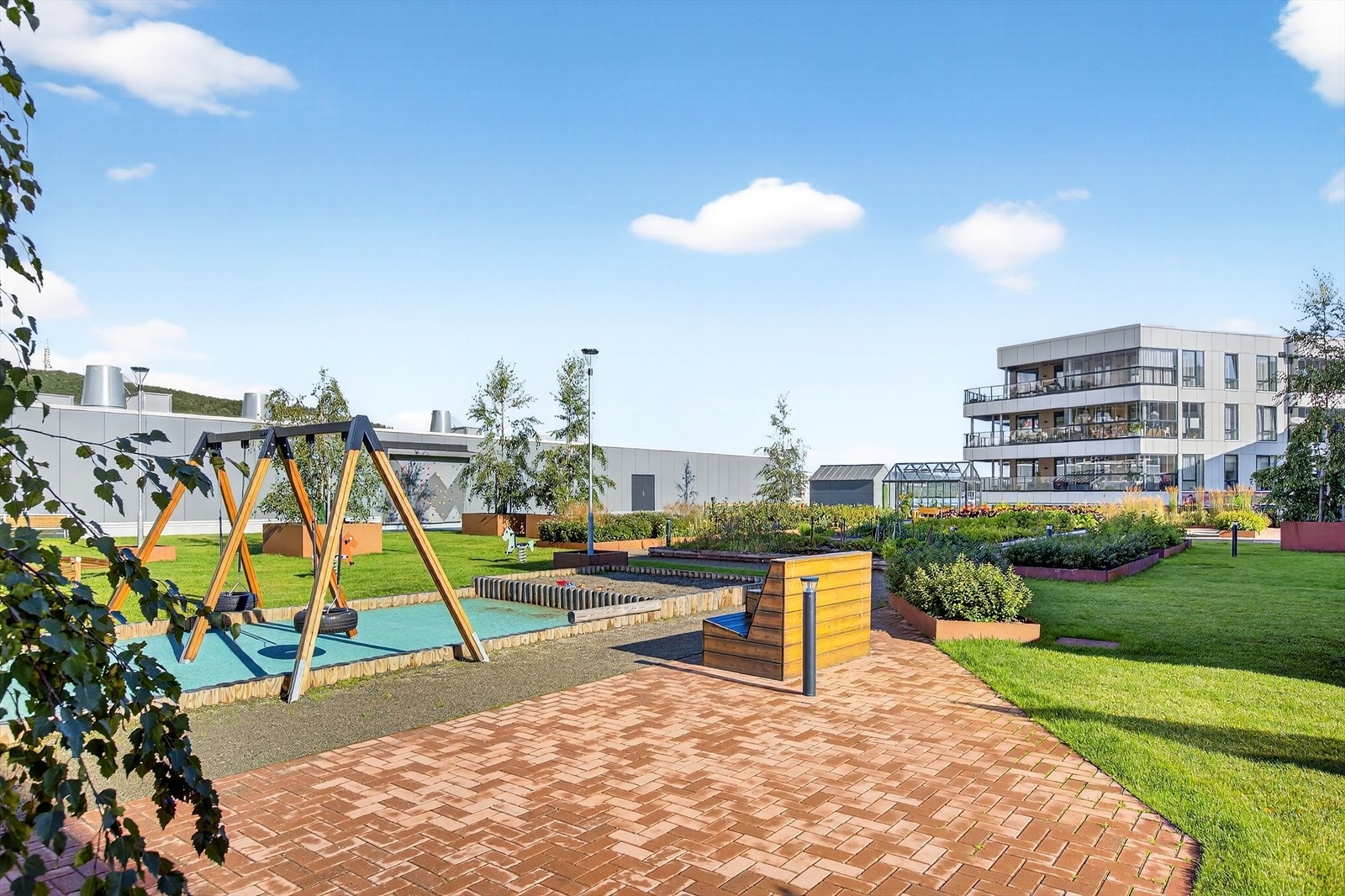 Borettslaget har fine fellesområder. Galleribilde