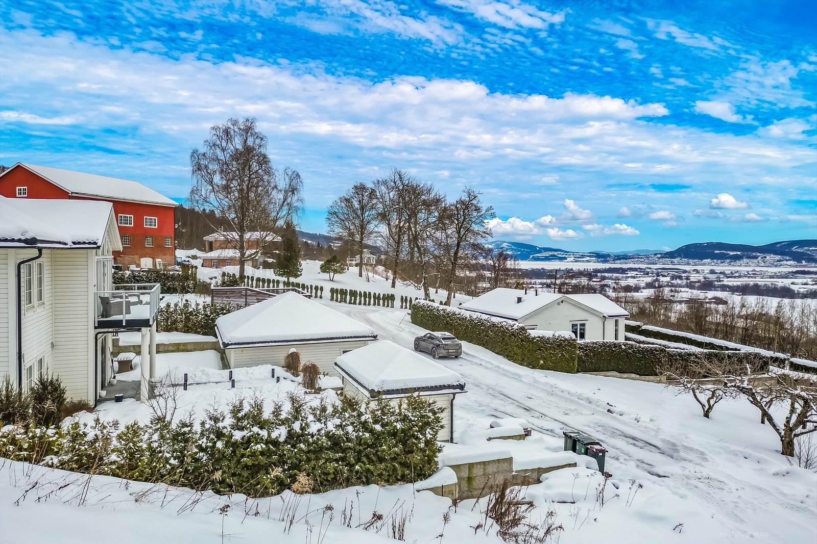 Et hyggelig og trygt nabolag. Galleribilde