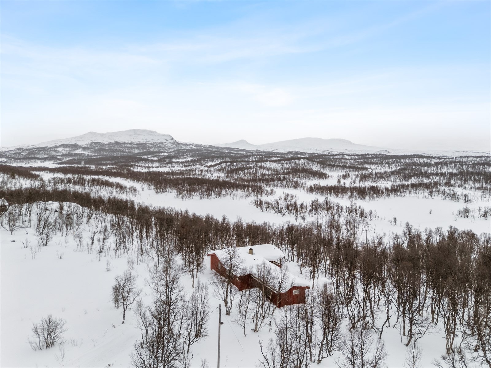 Her er det vakker natur så langt øyet kan se! Galleribilde