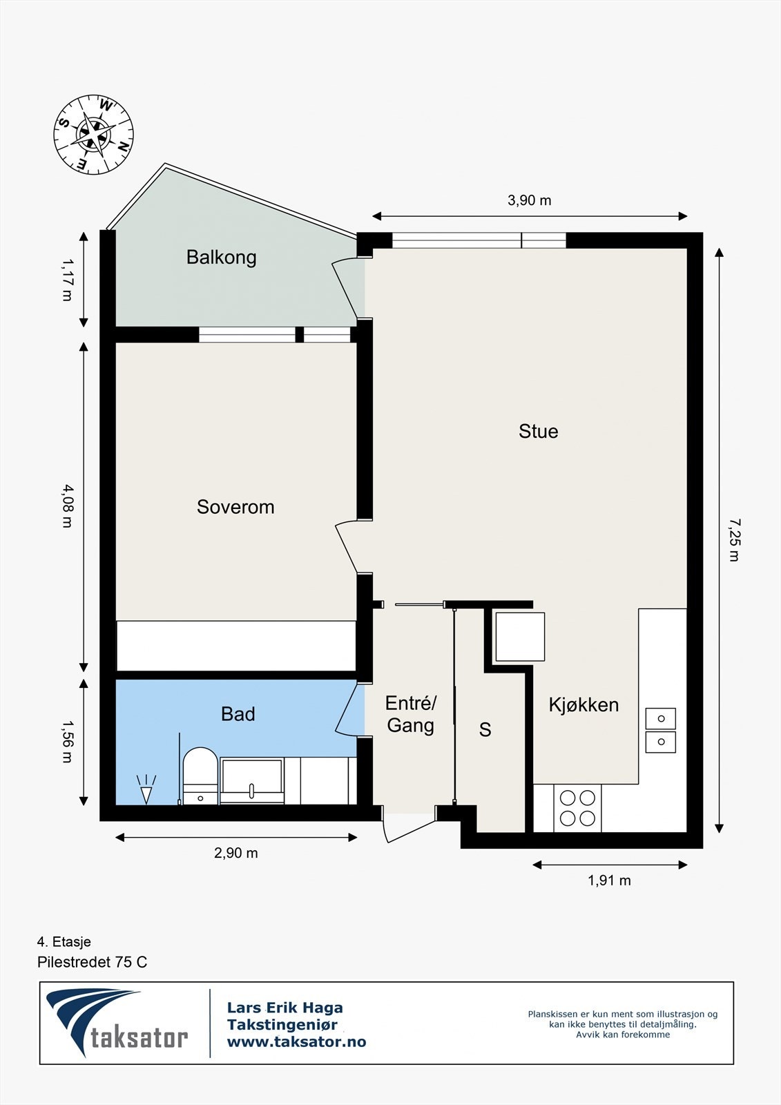 Plantegning. Galleribilde