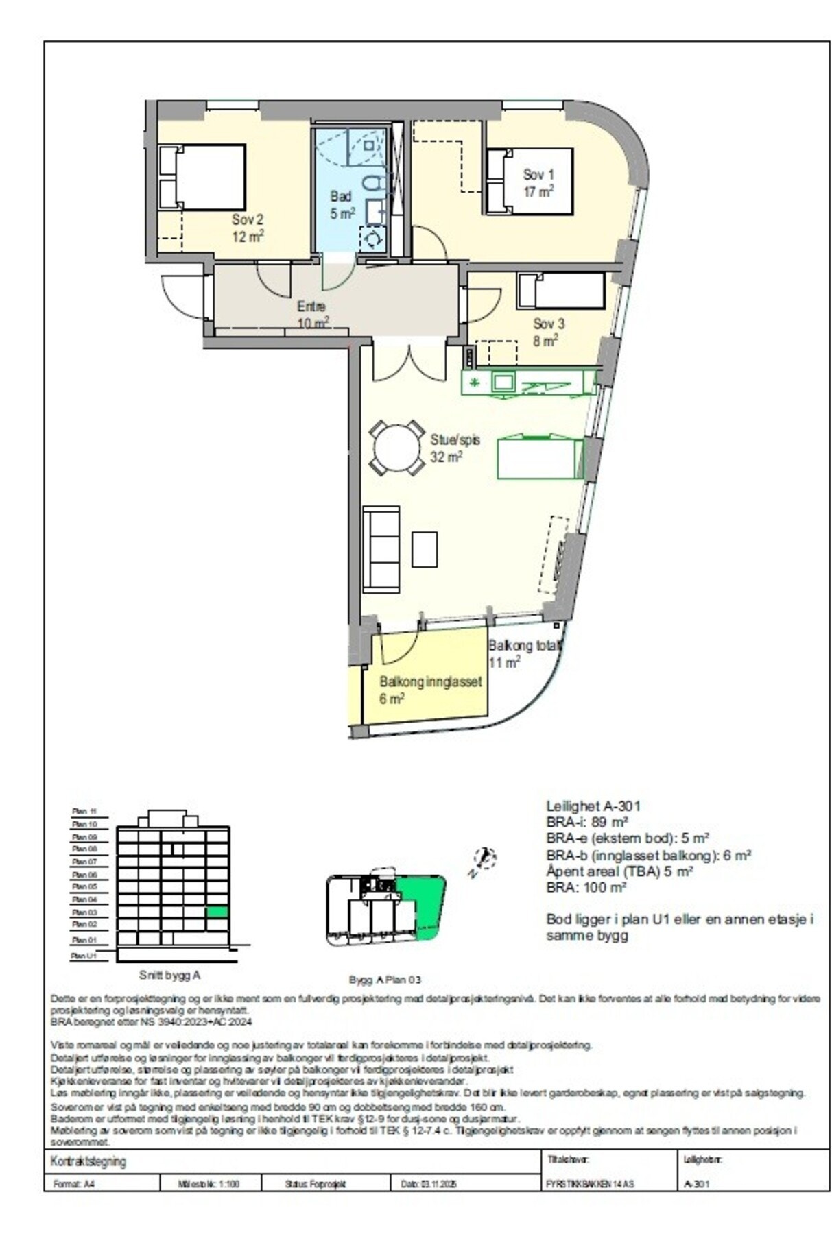 Plantegning Galleribilde