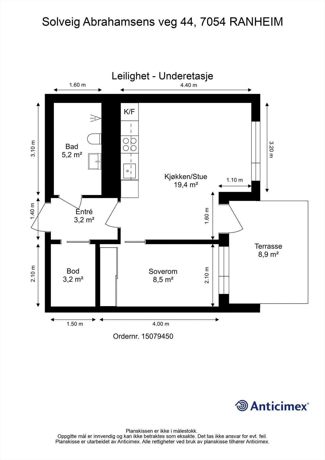 Plantegning Galleribilde