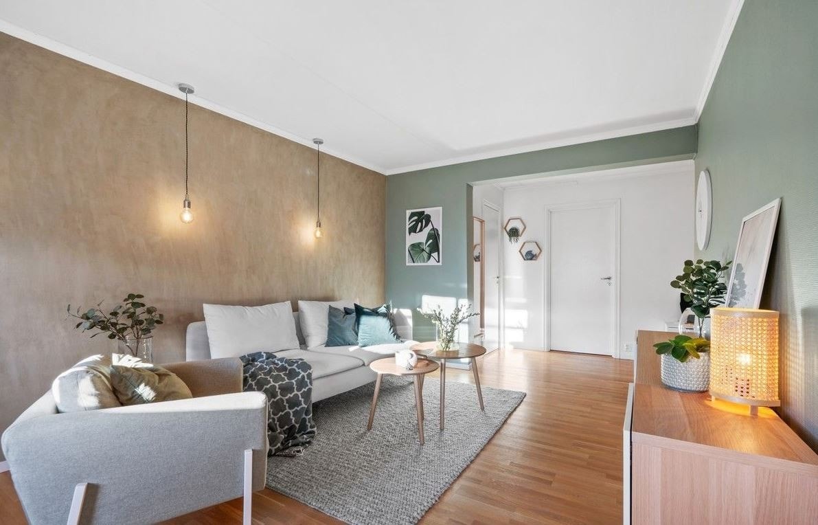 Velkommen til Innherredsveien 54 (MERK at møblene ikke tilsvarer de som følger leiligheten). Galleribilde