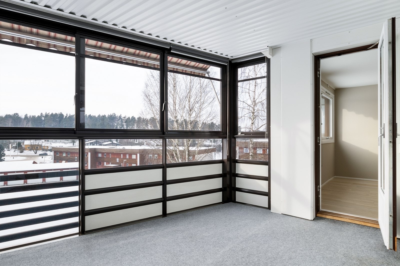 Her er det god plass til utemøbler. Galleribilde