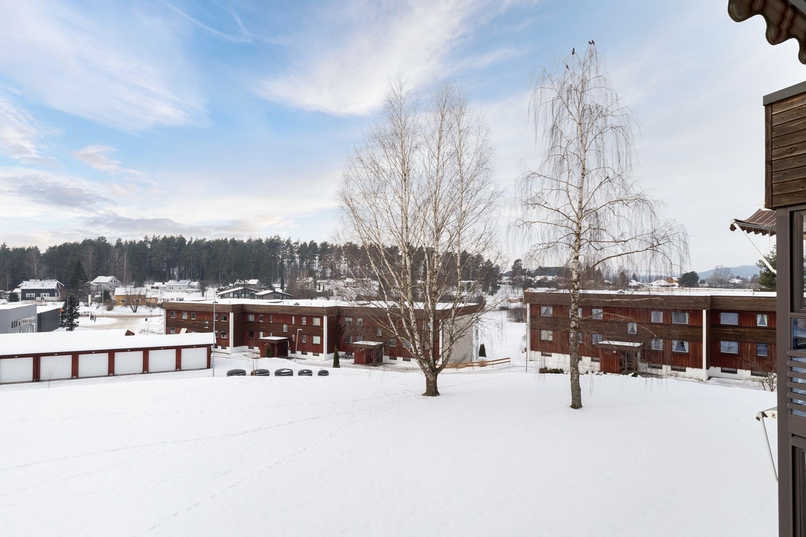 Utsikt fra balkongen. Galleribilde